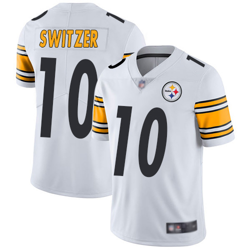 Youth Pittsburgh Steelers Football #10 Limited White Ryan Switzer Road Vapor Untouchable Nike NFL Jersey